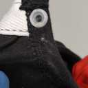 Kimocat Baby Boy Romper Tuxedo Jumpsuit Gentleman One-Piece Button-Down Bowtie Wedding Suit Bodysuit (0-6 Months, Black&red Bowtie)