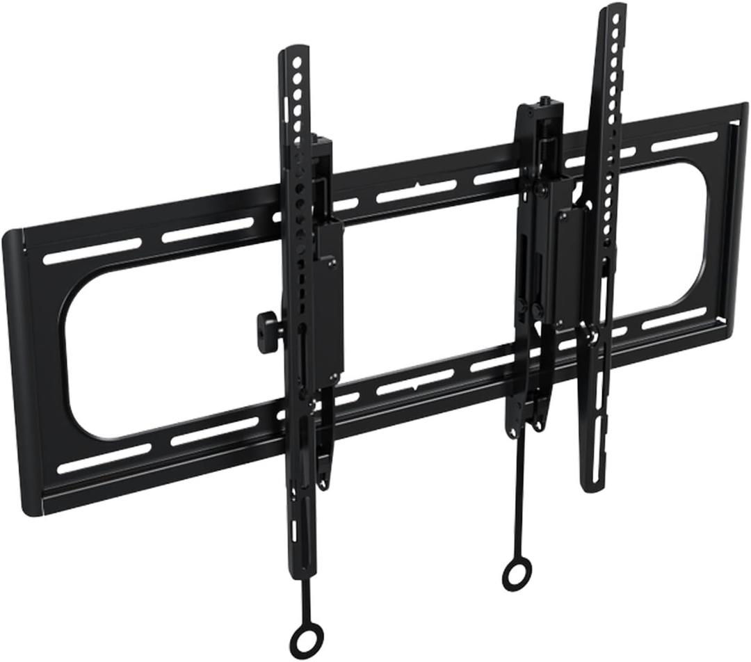 SANUS Tilting TV Wall Mount for 46" - 90” TVs or 150lbs - Premium Tilt Mount w/Universal Fit - Smooth 5.7" Extension Allows for Cable Management - Includes Hardware & Drill Template for Easy Install