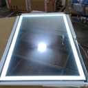 ODDSAN Led Bathroom Mirror 60x36, Large Illuminated Dimmable Vanity Mirror with Lights, Backlit and Front Lighted Makeup Mirror for Wall, Anti-Fog, ETL Listed (Horizontal/ Vertical)