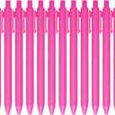 12 Pcs Gel Ink Pens Black Ink 0.5 mm Fine Point Smooth Writing Cute Pens for Office School (Pink)
