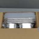 Honeydak 6 Pack Stainless Steel Snack Containers with Lids Compartments Stainless Steel Lunch Box Reusable Meal Prep Lunch Containers for Home Travel Work Camp Party (Middle 5 Compartment)