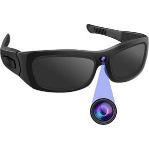 Generic Sunglasses Sport Camera HD 1080P Glasses Action Camera, Portable Wearable, Bluetooth, Loop Recording