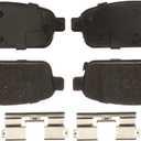ACDelco Gold 17D1468CHF1 Ceramic Rear Disc Brake Pad Set