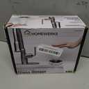 Homewerks GR001SS Glass Rinser for Kitchen Sinks, Bar Glass Rinser Stainless Steel (1.2 GPM)