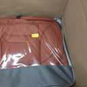 Car Seat Covers Full Set,Universal Fit for Cars,SUVs,Trucks,and Sedans with 5 Seats,Faux Leather Car Seat Cushion Compatible with Airbags,Waterproof Car Seat Protector,Wine Red