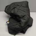 HEEKPEK Women Long Hooded Puffer Vest Winter Warm Quilted Sleeveless Down Jacket Casual Trendy Full-Zip Outerwear Drawstrings (Small, Black)