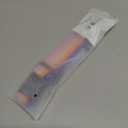 ADITYNA Cotton Dog Collar with AirTag Holder - Heavy-Duty Metal Buckle, Breathable, Easy Adjustable for Medium & Large Breeds - for Walking, Training (Bright Rainbow, Fits 15-21" Necks)