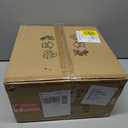 Bofea-Milk Yellow Ribbed Glass Semi Flush Mount Ceiling Light,11.81in Dimmable Flush Mount Lights,Modern Bedroom Lights Fixture,Unique Close to Ceiling Light Fixture for Living Room Bathroom Hallway (Small)