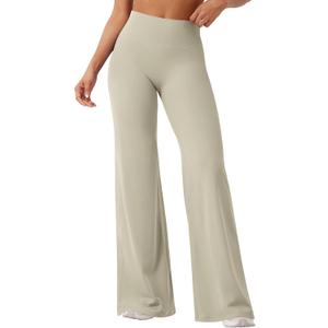 YEOREO Workout Leggings Womens No Front Seam Straight Leggings 29"/ 31.5"/ 33"/ 35" High Waist Buttery Eddiy Gym Yoga Pants (X-Large, Light Sand)