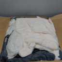 25.5"x24.3"x11" Dog Car Seat for Small Dogs & Cats, Dog Booster Car Seat with Plush Cushion, Non-Slip Bottom & Safety Leash, Cats Bed with Side Pocket for Sedan, SUV and Truck, Washable (Gray & White)