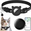 Cat Tracker with Collar (Android Only), GPS Tracker for Cats - No Monthly Fee | Waterproof | Real-Time Tracking | 365-Day Battery Life, Smart Item Locator for Pets, Cat Anti-Lost Device