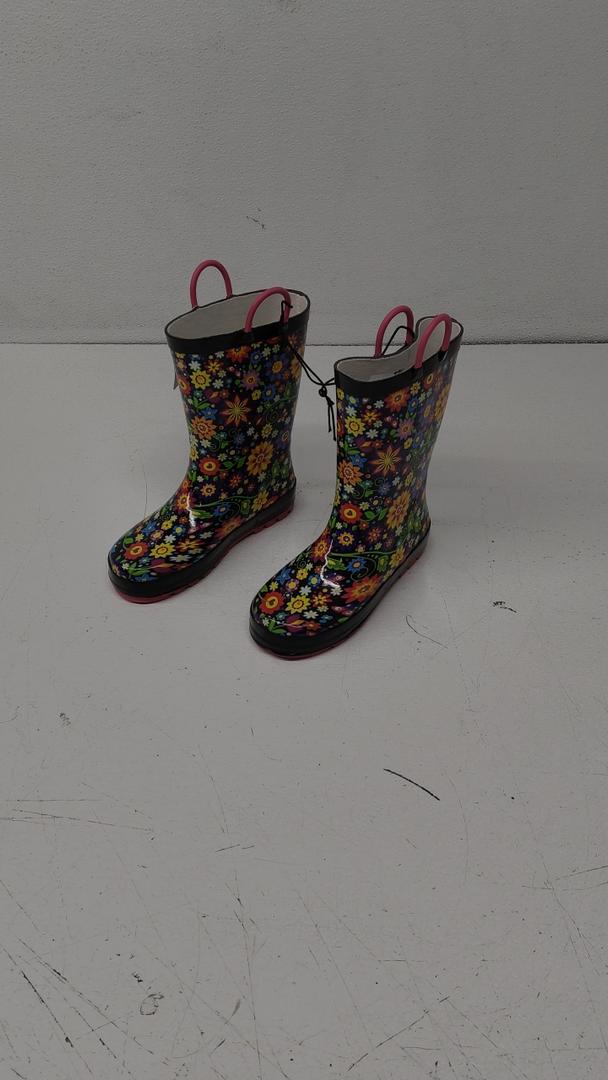Western Chief Rain Boots with Pull on Handles for Toddlers and Kids - Premium Waterproof Boots for Boys and Girls Size 1