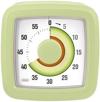 Kids Visual Timer for Kitchen,Classroom,Cooking,Learning,Bedroom,Office, 60-Minute Countdown Pomodoro Timer for Kids with Autism ADHD (Avocado Style)