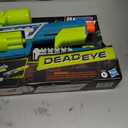 Nerf Rebel Ops Deadeye Blaster, 24 Nerf Elite Foam Darts, Shieldstock & Scope-Barrel Attachments, Kids Gift Toys, Ages 8+