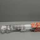 Retractable Safety Baby Gate or Mesh Dog Gate,Durable Portable Mesh Retractable Gate,Easy to Use for Stairs, Doorways, Hallways, Indoor, Outdoor, 33.5" Tall, Up to 45" Wide, White