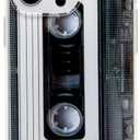 Case for iPhone 13 Pro Matte Finish Heavy Duty Soft Back Cover with Reinforced Corners TPU Soft Bumper Retro Cassette Tape Case Compatible with iPhone 13 Pro