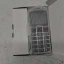 artfone A400 Silver - Big Button Cell Phone for Seniors丨4G LTE Unlocked Phones with SOS Button丨2MP Camera丨Charging Dock丨1800mAh丨3 Slots丨Speed Dial丨Volume Boost丨Talking Clock丨Large Fonts丨Dumb Phone