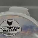 The Original Poultry Pro Waterer | DIY Chicken Waterer for Chicken Coop | Hands Free Poultry Waterer Suitable for Pigeons, Ducks, Chickens & Other Smaller Birds - Fits All 5 Gallon Buckets