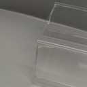 Empty Acrylic Mahjong Case Mahjong Storage Box for American Tiles and Mahjongs Cards Transparent Display Box for Mahjongs Tiles Accessories Supplies (Large,3 Compartment)