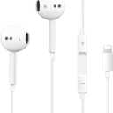 Headphones for iPhone Earbuds with Built-in Microphone & Volume Control, Wired Earphones Compatible with iPhone 14/13/12/11 Pro Max/Xs Max/XR/X/7/8 Plus