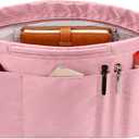 Vercord Purse Insert Organizers for Tote Handbag Bag in Bag with Zipper Liner Bag Organizer for Women 14 pockets