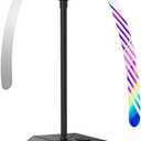 Fly Fans for Tables, Fly Repellent Fan Portable 360 Degrees Rotation Retractable Adjustable Pole Fan Physical Fly Deterrent for Picnic Restaurant Party Home BBQ Camping Fishing Black USB Cha