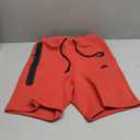Nike Sportswear Tech Fleece Men's Shorts FB8171-672 (LT UNIV RED HTR/Black), Size S