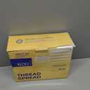 THREAD SPREAD 100% Egyptian Cotton Sheets Queen Size - 600 Thread Count Sheet Set Queen, 1 PC White Luxury Sheets Queen Size, Extra Soft, Cooling Sateen Weave Deep Pocket Sheet, Fits Mattress upto 18"