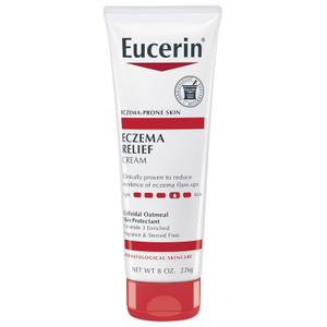 Eucerin Eczema Relief Cream, Full Body Lotion, Moisturizing Eczema Cream with Colloidal Oatmeal (Skin Protectant) and Ceramide 3, 8 Oz Tube (8 Ounce (Pack of 1)), BBD 10/2026