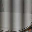 Round Coffee Table, 31.5" Fluted Center Table with Storage, Lift-Top Coffee Table with Adjustable Footpads, Sliding Door, Mid-Century Modern Center Table for Living Room, Small Space (White)