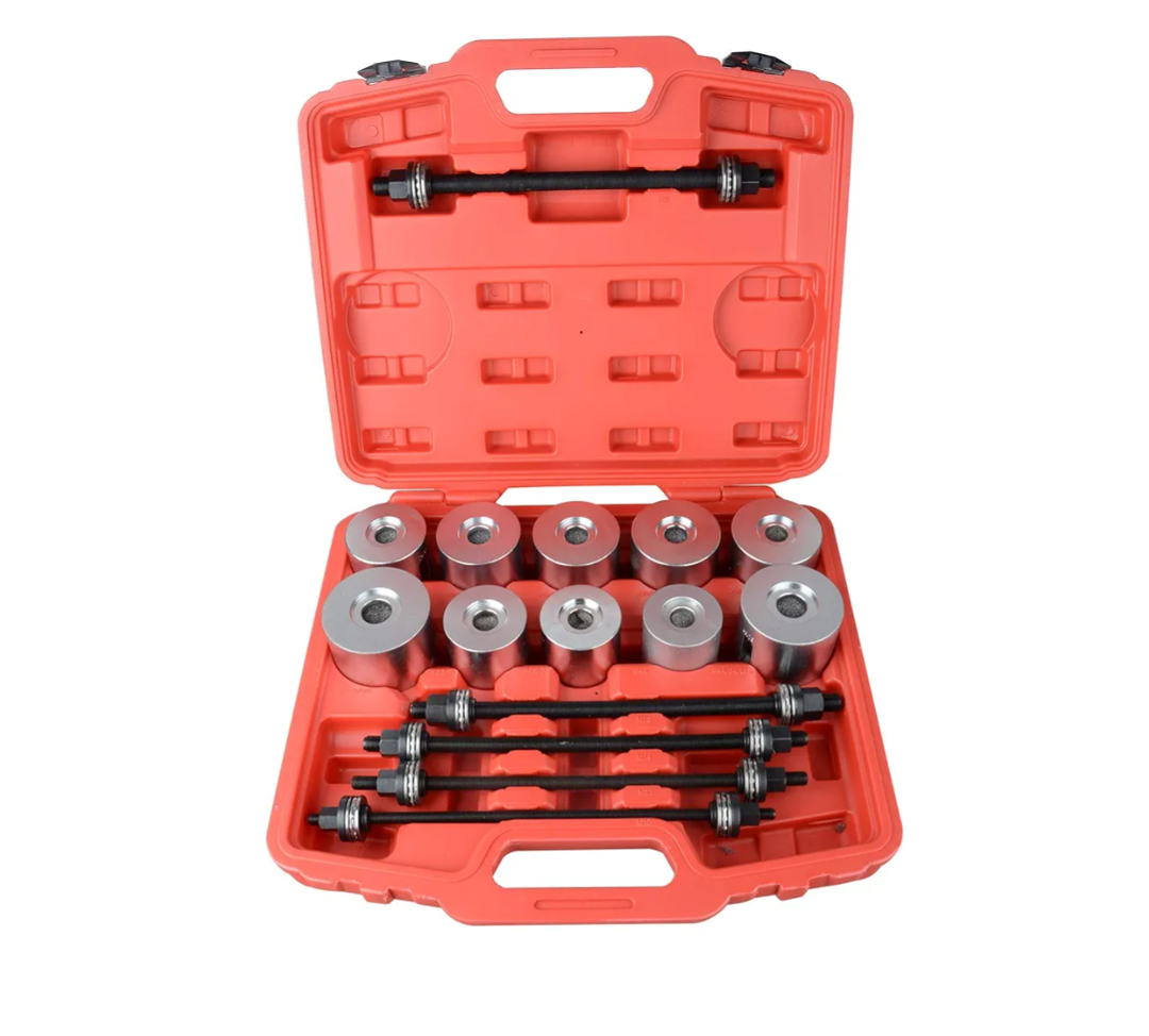 27pc Universal Press and Pull Sleeve Kit Bush Bearing Removal Insertion Tool Set