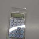 Mr. Pen- Mechanical Switch Calculator, 10 Digits, Blue Calculator, Transparent Body, Large LCD Display, Big Buttons