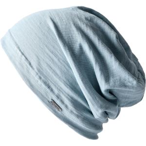 CHARM Summer Beanie for Men & Women - Slouchy Lightweight Chemo Cotton Hipster Fashion Knit Hat (One Size, Light Blue)