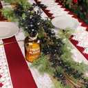 HOHOTIME 36Pcs Christmas Halloween Black Glitter Berry Stems Ornaments, 9.5 Inch Artificial Christmas Tree Picks for Xmas Tree Garland Wreath Vase Decorations DIY Home Decor(Black)