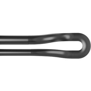Umbra Midnight Black-Out Curtain Rod for Window, Works with All Room-Darkening Panels, Adjustable 42" to 120", Black