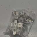 26mm Small Cup Full Overlay Soft Close Cabinet Hinges for Thin Door Clip On Mounting Plate Concealed Cabinet Hinges with Screws Nickel Finish 2pcs