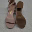 High Heels for Kids Sandals Big Girls Dress Shoes Flower Girl Shoes for Wedding Party Pageant Round Open Toe Ankle Strap Dress Sandals Platform Heels Chunky Pumps for Little Big Kids (L1038NuNude 13)