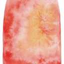 WDIRARA Women's Tie Dye Y2K Vintage Split Spaghetti Bodycon Dress E-Girl Aesthetic Grunge Dress (M)