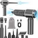 NWDEY Car Vacuum Cleaner High Power 20000Pa  Cordless Handheld Mini Vacuum & Air Duster for Car & Desk, Home, Office & Camping, Ideal Gift for Men & Women, 6000mAh Battery (6653p-grey)