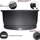 Cargo Cover Compatible with BMW X3 2018-2024 Accessories Retractable Rear Trunk Cover Trunk Security Cover Shielding Shade Privacy Screen Cover BMW X3 Cargo Cover 2018-2020 2021 2022 2023 2024