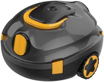 Y20 Cordless Robotic Pool Cleaner, Automatic Pool Vacuum for Above Ground & Inground Pool, 90 Min Runtime, Auto-Parking, Lightweight, Powerful Robot up to 1100 sq.ft (Black-Orange)