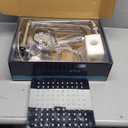 Upgraded Dual Shower Heads Combo, 10 inch Filtered Shower Head with Handheld, 3-Way Rain Shower Head with Filters, 7 Settings Handheld Spray, High Pressure, Height Adjustable (Silver)