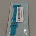 CREFORT Sport Bands Compatible with Apple Watch 46mm 38mm 40mm 41mm 42mm 44mm 45mm 49mm for Women Men, Soft Silicone Accessory Strap Wristband for iWatch Series 11 10 9 8 7 6 5 4 3 2 1 SE Ultra Teal