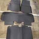 SUPER LINER Tesla Model Y Juniper Floor Mats 2025 2026 | Custom Fit All-Weather 7-Piece Set TPE Material | Model Y Juniper Back Seat Protector, Cargo Liner, Trunk & Interior Accessories