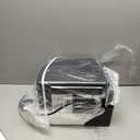 EASYERA Nugget Ice Maker Countertop, 33LBS/24H, Self-Cleaning Portable Pebble Ice Machine with Soft Chewable Pellets Sonic Ice, Buckets and Scoop, for Home/Kitchen/RV/Party/Camping/Office, Black