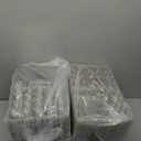 Zubebe 200 Pieces Clear Egg Cartons Plastic Egg Cartons Bulk Empty Chicken Egg Tray Holds Securely Clear Blank Egg Cartons for Chicken Farm Business Market Home Refrigerator Storage(4 x 5 Grids)