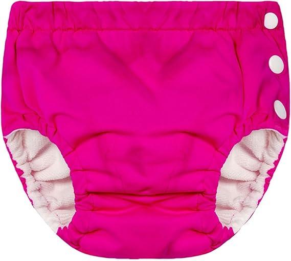 Generic Baby Boys Snap Reusable Absorbent Swimsuit 𝐃iaper Infant Swimming 𝐃iapers Washable 𝐃iaper Covers for Big Boys