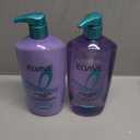 L'Oreal Paris Elvive Hyaluron + Pure Shampoo and Conditioner Set, Clarifying Shampoo and Rehydrating Conditioner with Salicylic Acid and Hyaluronic Acid, 1 Kit