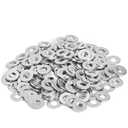 100Pcs Flat Washers for Screws, 1/4" Small Washer, Premium 18-8 (304) Stainless Steel Washers for Bolts, Anti-Rust, Heavy Duty Washers Set-Industry-Widely Used