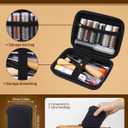 BAGERLA Upholstery Repair Kit, 50 Pcs Heavy Duty Sewing Kit with 8 Colors Thread 32 Pcs Upholstery Needles, Sewing Awls for Hand Stitching Car Sofa Shoe Backpack Craft DIY